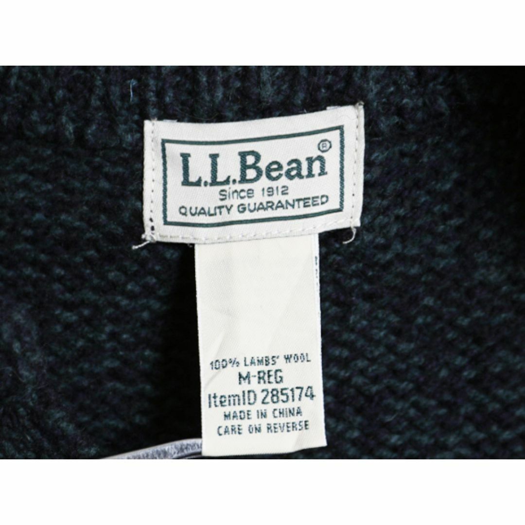 希少稀な L.L.Bean - エルエルビーン ヘンリーネック ラム ウール ニット 男性用