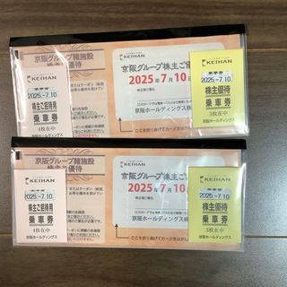 京阪株主優待乗車券14枚ほか(鉄道乗車券)