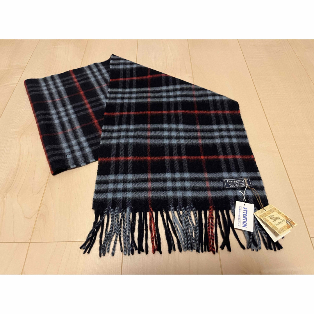 BURBERRY - BURBERRY バーバリー マフラー カシミア100% タグ BURBERRY - BURBERRY バーバリー マフラー カシミア100% タグ