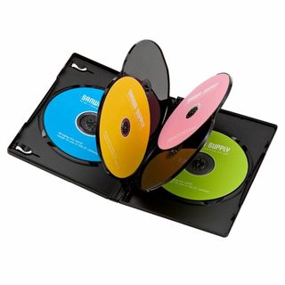 【色:ブラック_サイズ:6枚収納_スタイル:3枚セット】サンワサプライ(Sanw(PC周辺機器)