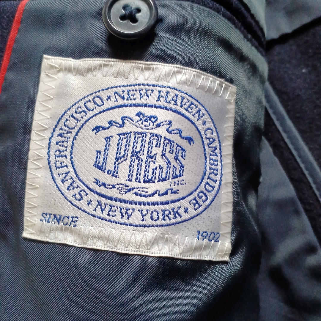 80s ジェイプレス J.PRESS 紺ブレザー 紺ブレ シングル 金ボタン 80s ジェイプレス J.PRESS 紺ブレザー 紺ブレ シングル 金ボタン