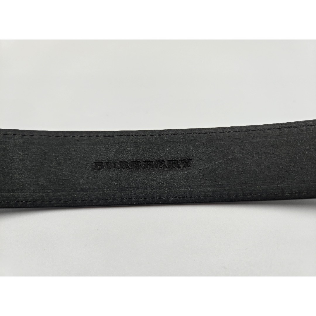 BURBERRY - 【BURBERRY】レザーベルト 黒 新品未使用 【B-91】の BURBERRY - 【BURBERRY】レザーベルト 黒 新品未使用 【B-91】の
