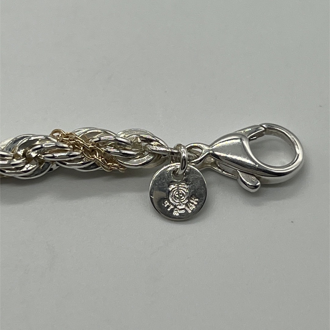 ティファニー TIFFANY ツイストロープブレスレット SV YG コンビ