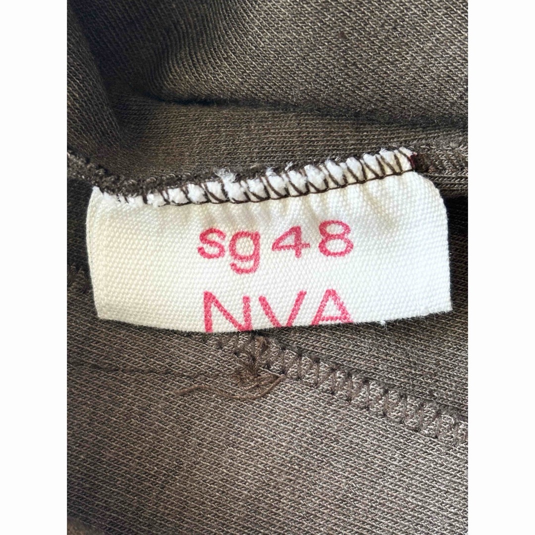 MILITARY(ミリタリー)の希少 東ドイツ軍 実物 トレーニング ジャージ パンツ ブラウン Mサイズ メンズのパンツ(その他)の商品写真