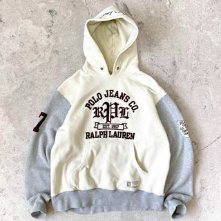 POLO RALPH LAUREN(パーカー ・ ホワイト/白色系)のフリマ POLO RALPH LAUREN(パーカー ・ ホワイト/白色系)のフリマ