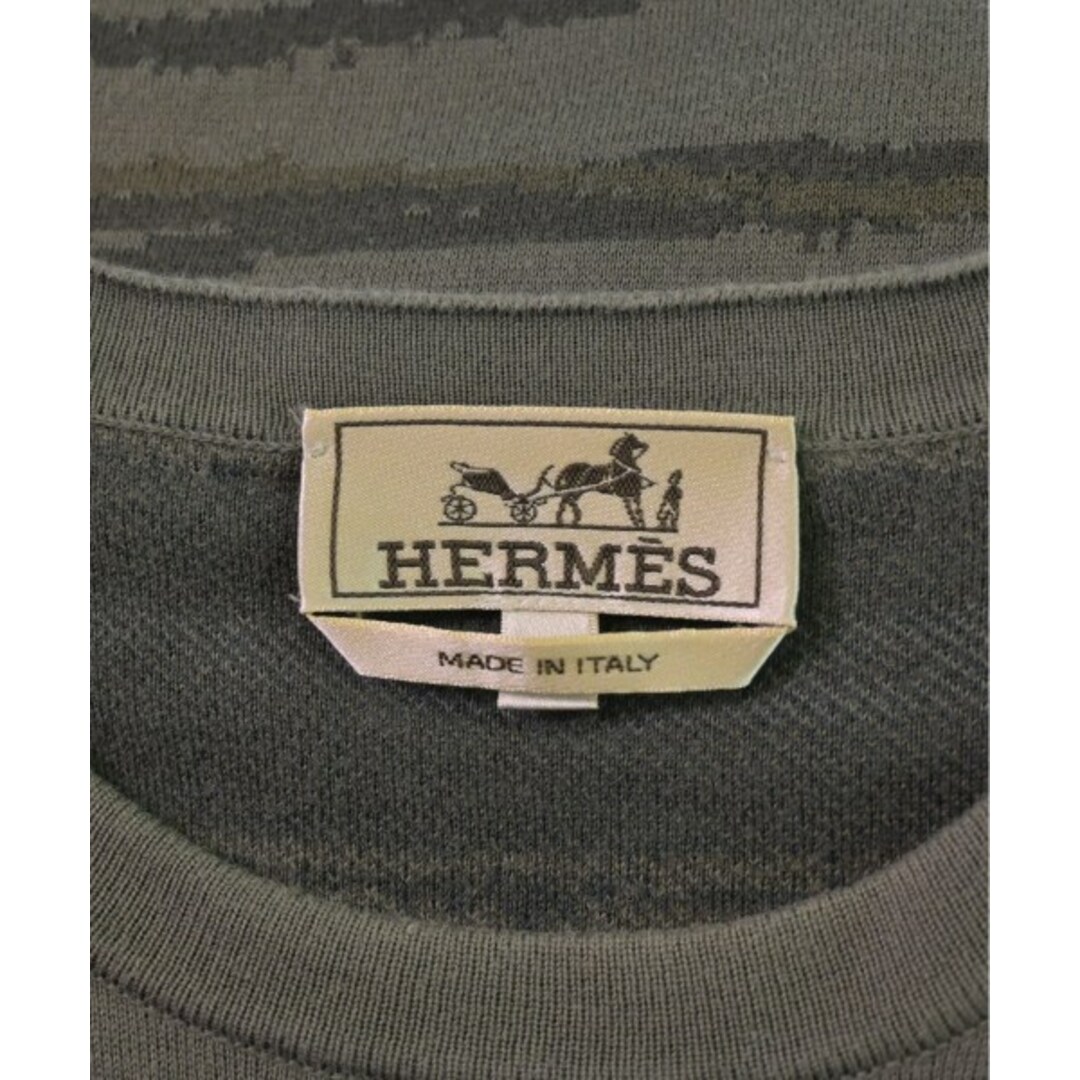 HERMES エルメス ニット・セーター M カーキ 【古着】 HERMES エルメス ニット・セーター M カーキ 【古着】