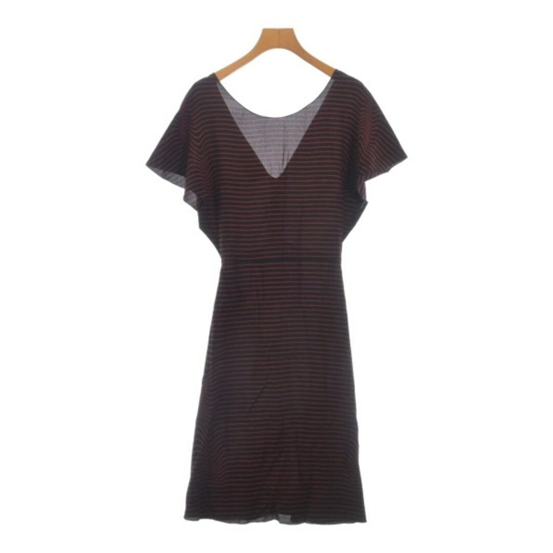 PRADA プラダ ワンピース 36(XS位) 黒x赤(ボーダー) 【古着】 PRADA プラダ ワンピース 36(XS位) 黒x赤(ボーダー) 【古着】