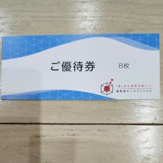 【8枚】極楽湯　株主優待券(フィットネスクラブ)