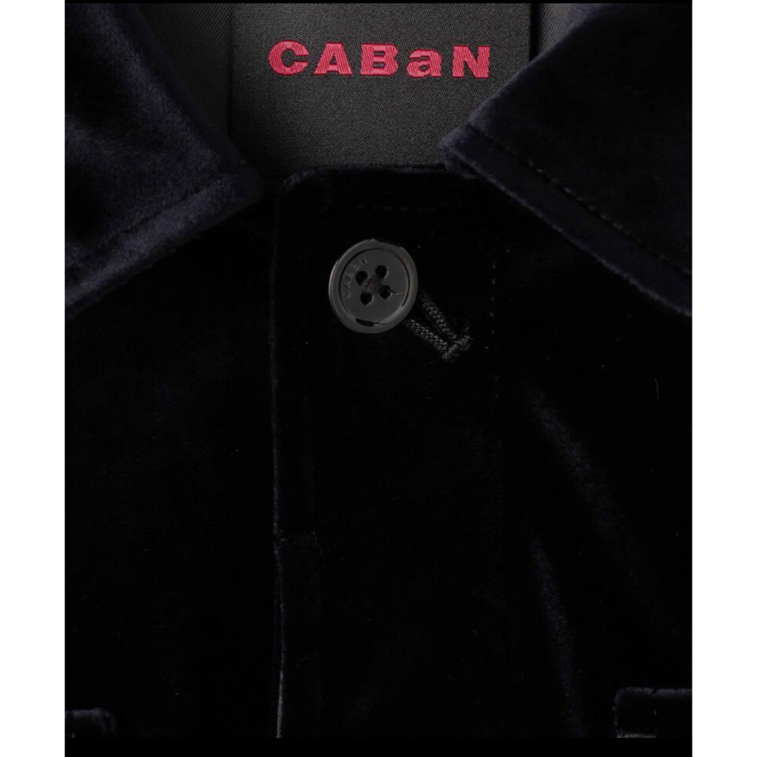 CABaN ベロア ブルゾン ブラック CABaN ベロア ブルゾン ブラック
