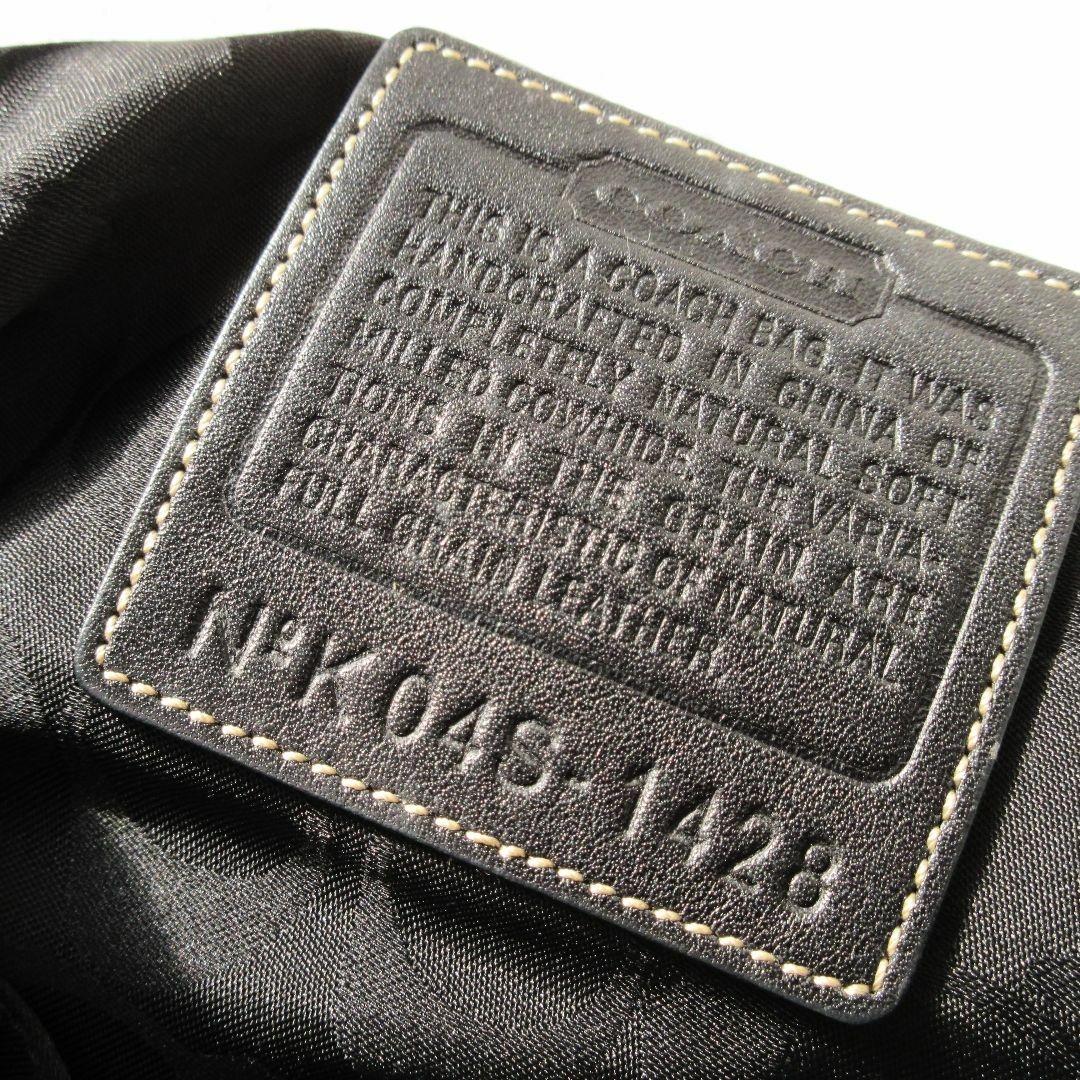 COACH コーチ ショルダーバッグ サコッシュ レザー 黒 肩掛け
