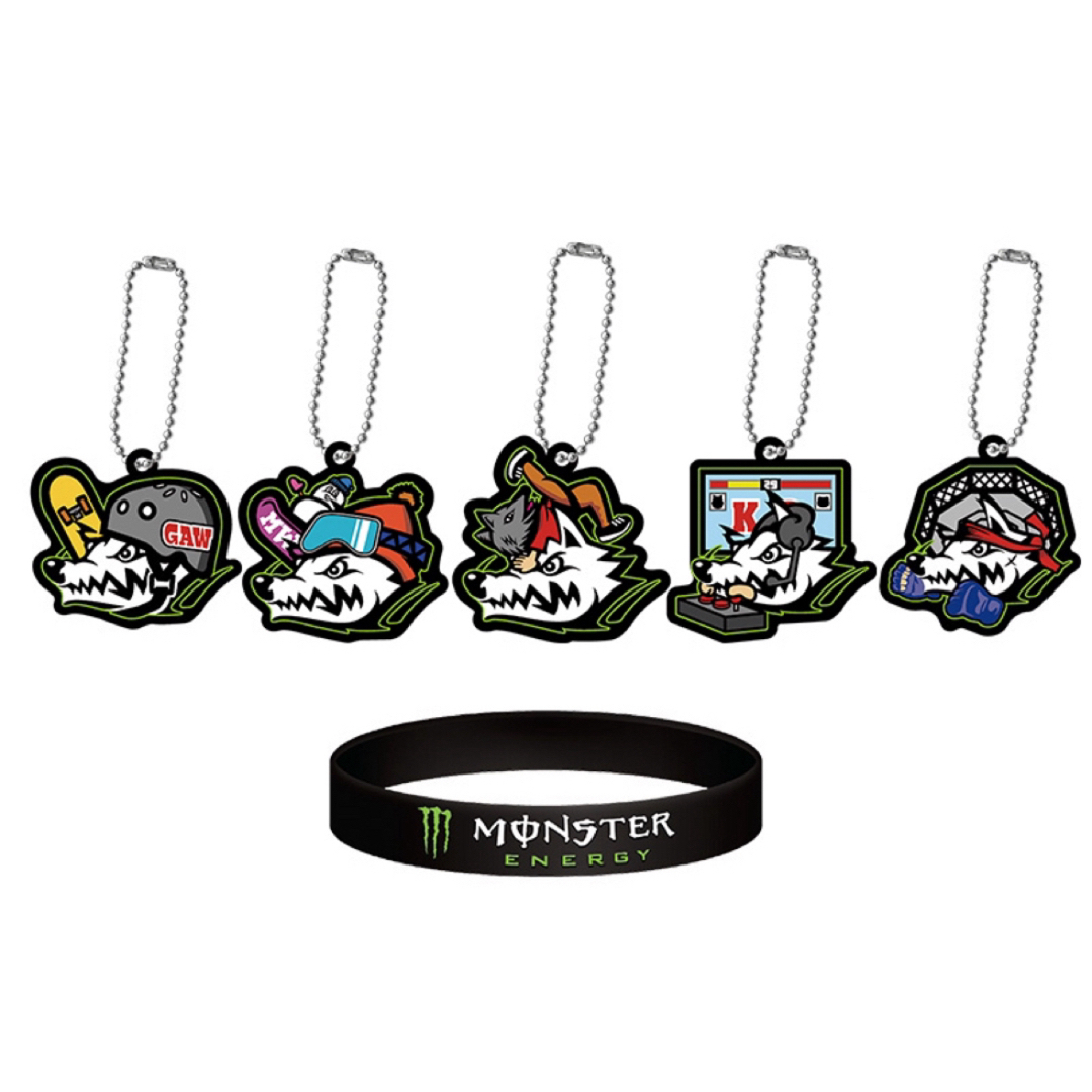 MAN WITH A MISSION(マンウィズアミッション)のモンスターエナジー×MAN WITH A MISSION キーホルダー 全5種 メンズのファッション小物(キーホルダー)の商品写真
