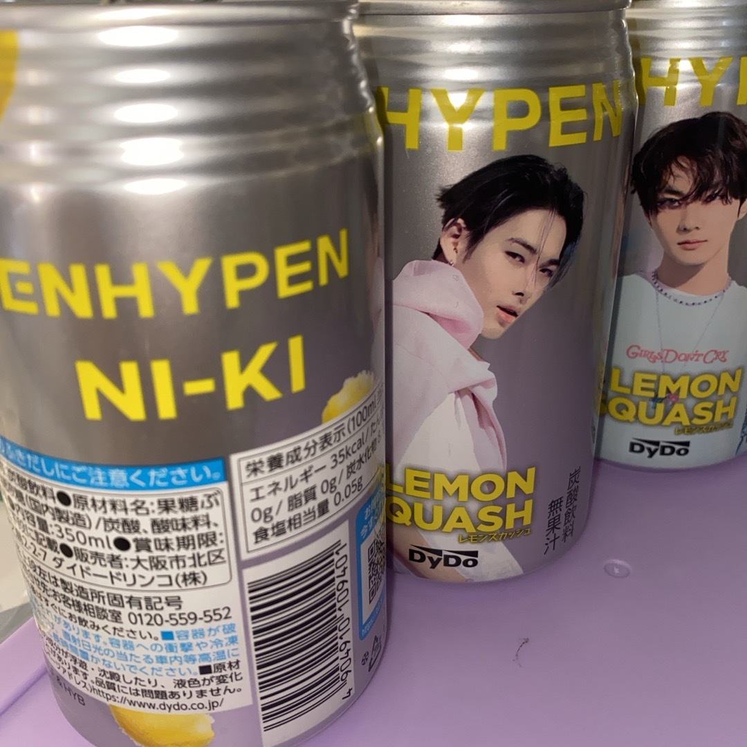 ENHYPEN Lemon Squash 350ml缶(ダイドーENHYPENレモン ENHYPEN Lemon Squash 350ml缶(ダイドーENHYPENレモン
