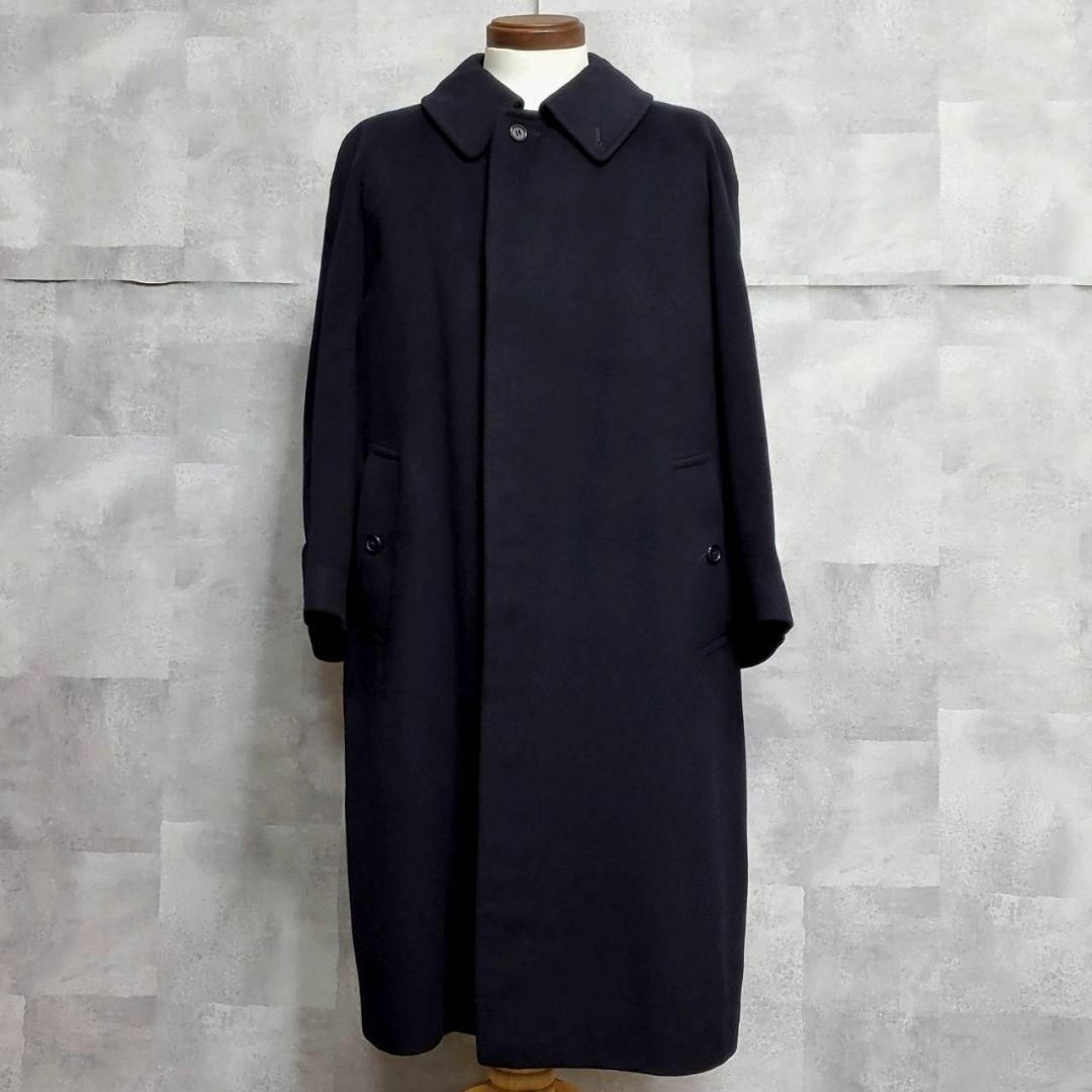 BURBERRY - 極美品 L バーバリー カシミヤ100 ロング ステン BURBERRY - 極美品 L バーバリー カシミヤ100 ロング ステン