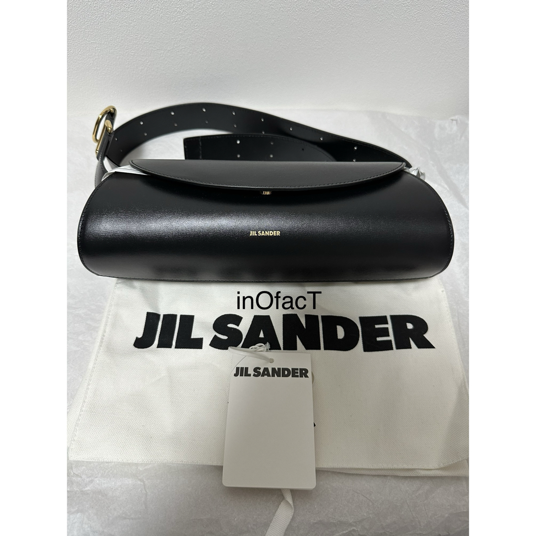 JIL SANDER - ブラック JILSANDER Cannolo ジルサンダー JIL SANDER - ブラック JILSANDER Cannolo ジルサンダー