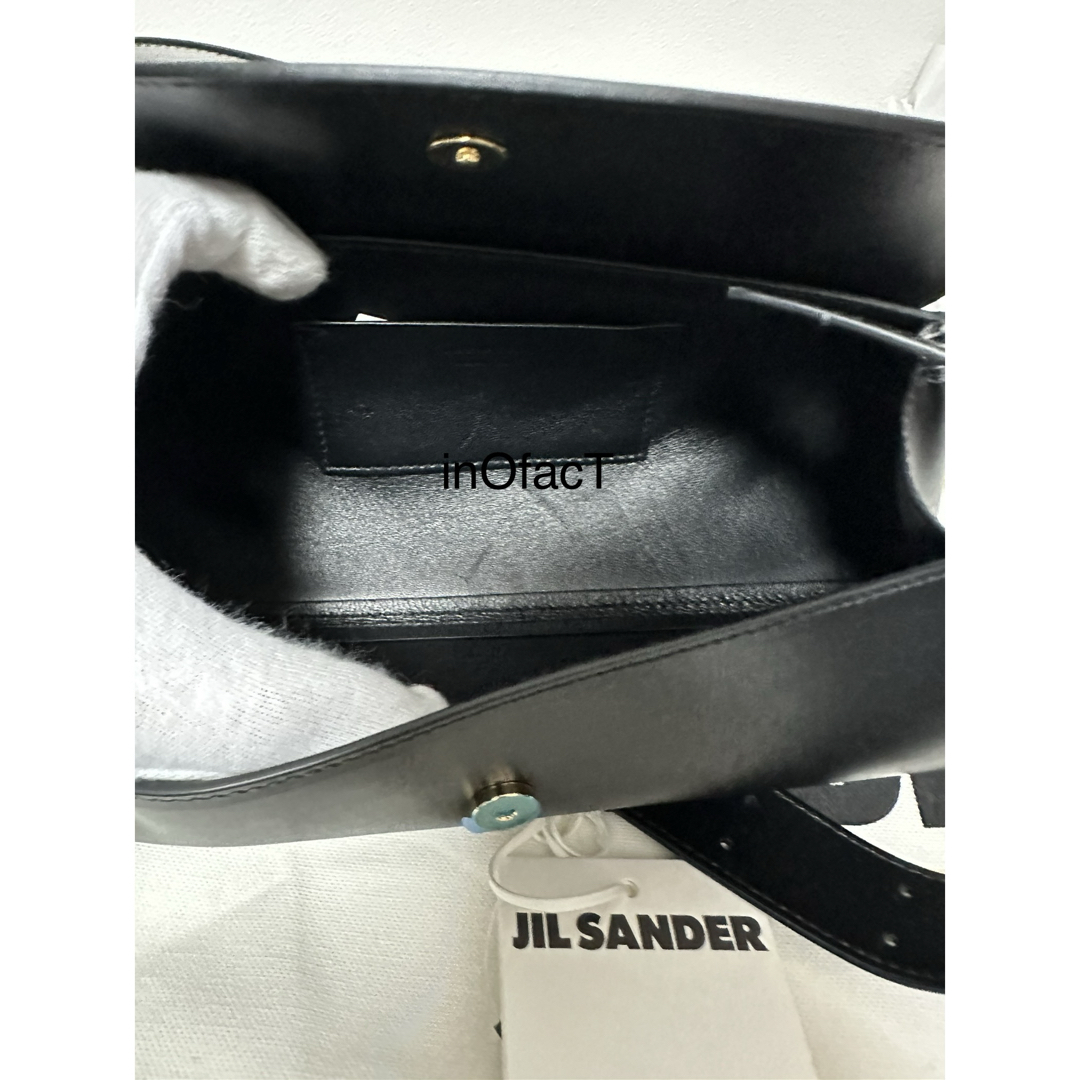 JIL SANDER - ブラック JILSANDER Cannolo ジルサンダー JIL SANDER - ブラック JILSANDER Cannolo ジルサンダー