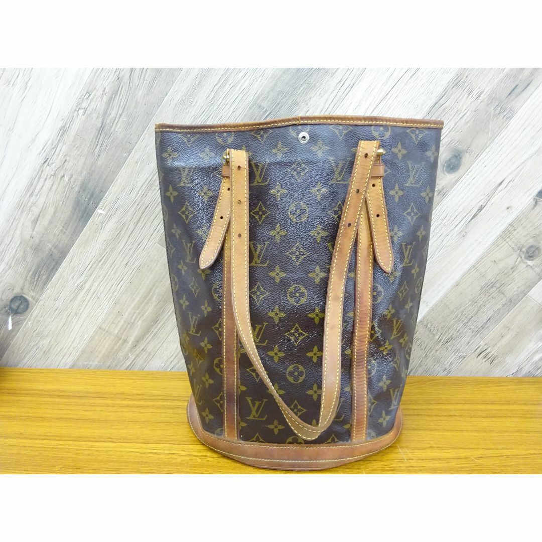 LOUIS VUITTON - 広081/ ヴィトン モノグラム バケット GM ハンドバッグ