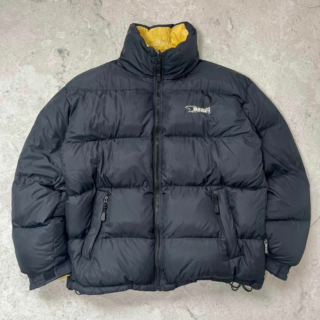 Bear USA - 【90s ベアーUSA】リバーシブル ダウンジャケット Bear USA - 【90s ベアーUSA】リバーシブル ダウンジャケット