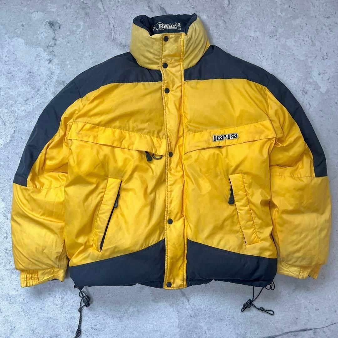 Bear USA - 【90s ベアーUSA】リバーシブル ダウンジャケット Bear USA - 【90s ベアーUSA】リバーシブル ダウンジャケット