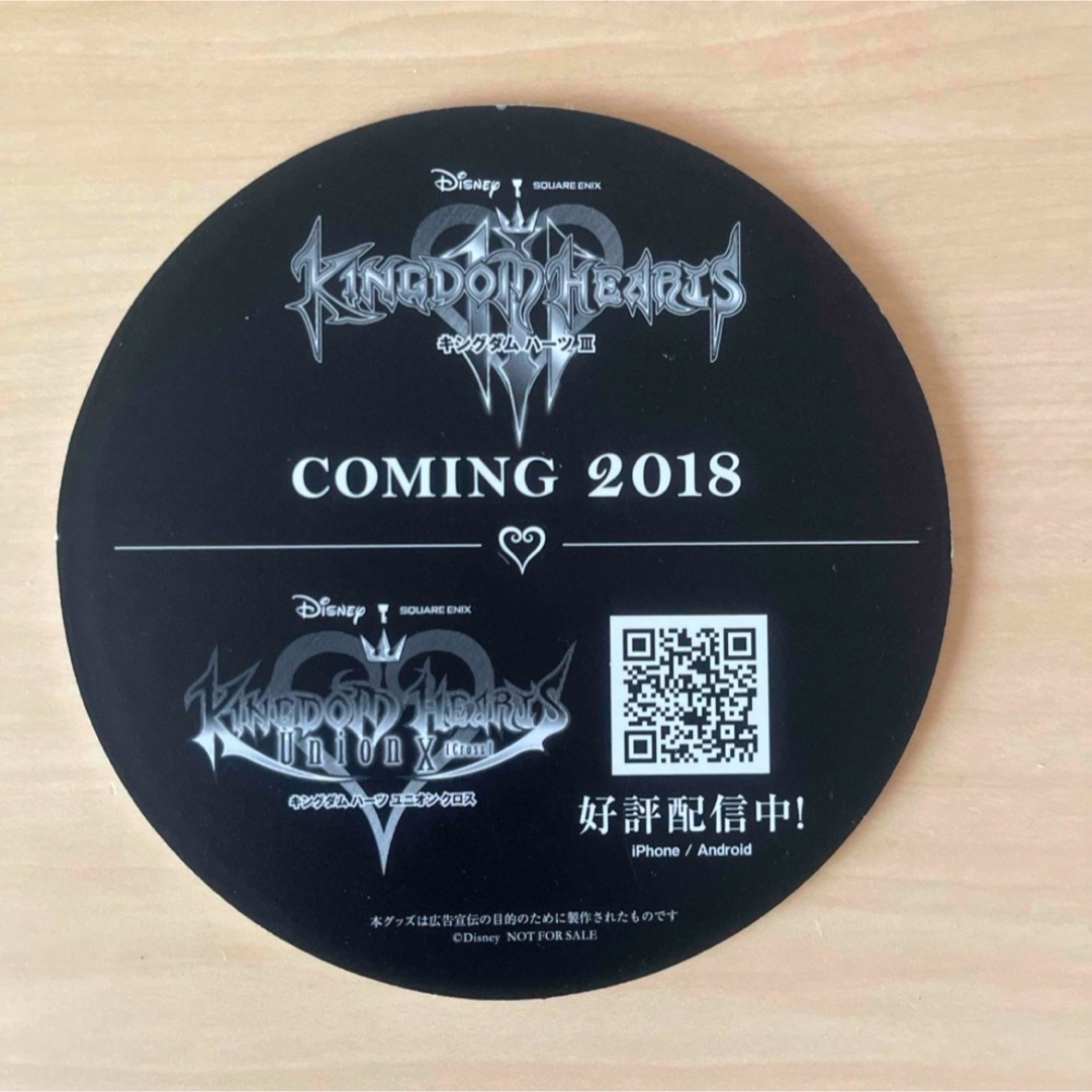 SQUARE ENIX - キングダムハーツ15周年コースター スクエニ SQUARE ENIX - キングダムハーツ15周年コースター スクエニ