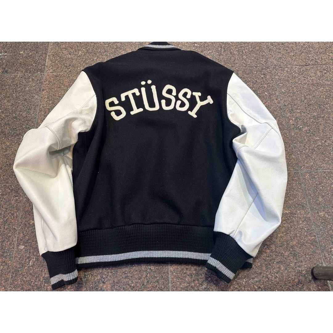 STUSSY - 2005 USA製 OLD STUSSY 25周年 スタジャン Lの通販 by STUSSY - 2005 USA製 OLD STUSSY 25周年 スタジャン Lの通販 by