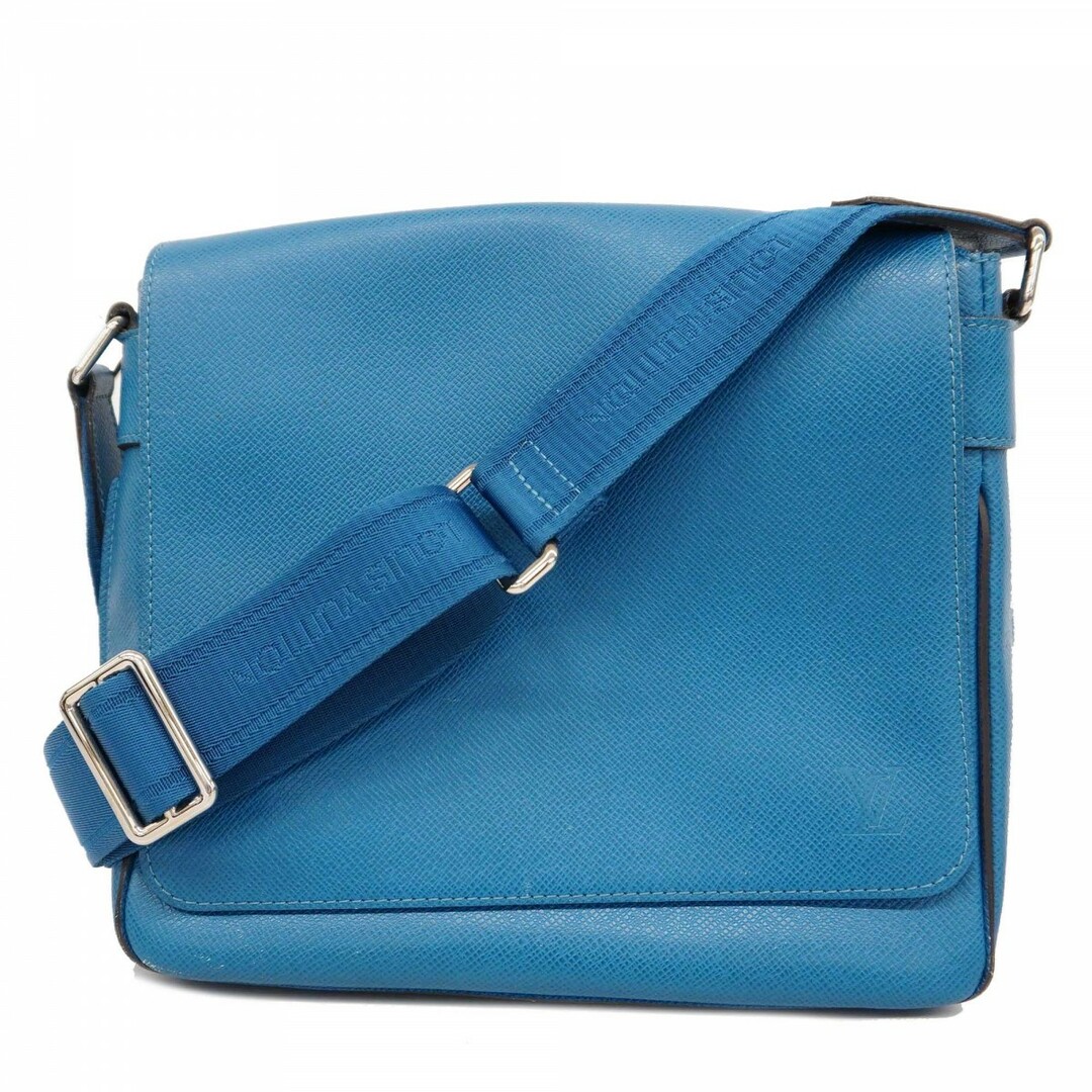 LOUIS VUITTON - 【4ua1135】ルイヴィトン ショルダーバッグ タイガ ロマンPM M32824 オセアン【中古】メンズ
