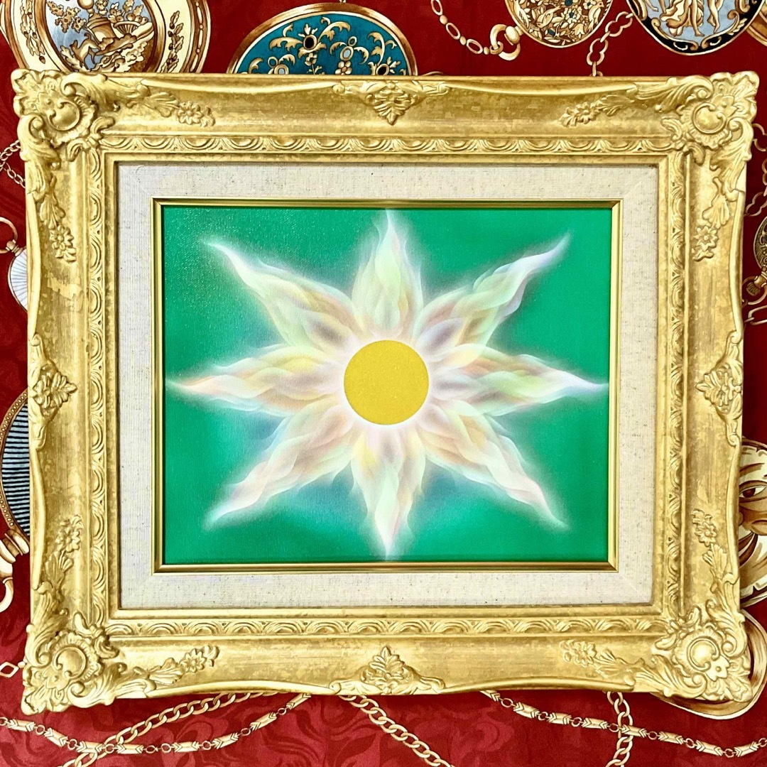 奇跡報告多数⭐︎開運絵画 大天使ミカエル(緑) 強力波動 奇跡報告多数⭐︎開運絵画 大天使ミカエル(緑) 強力波動