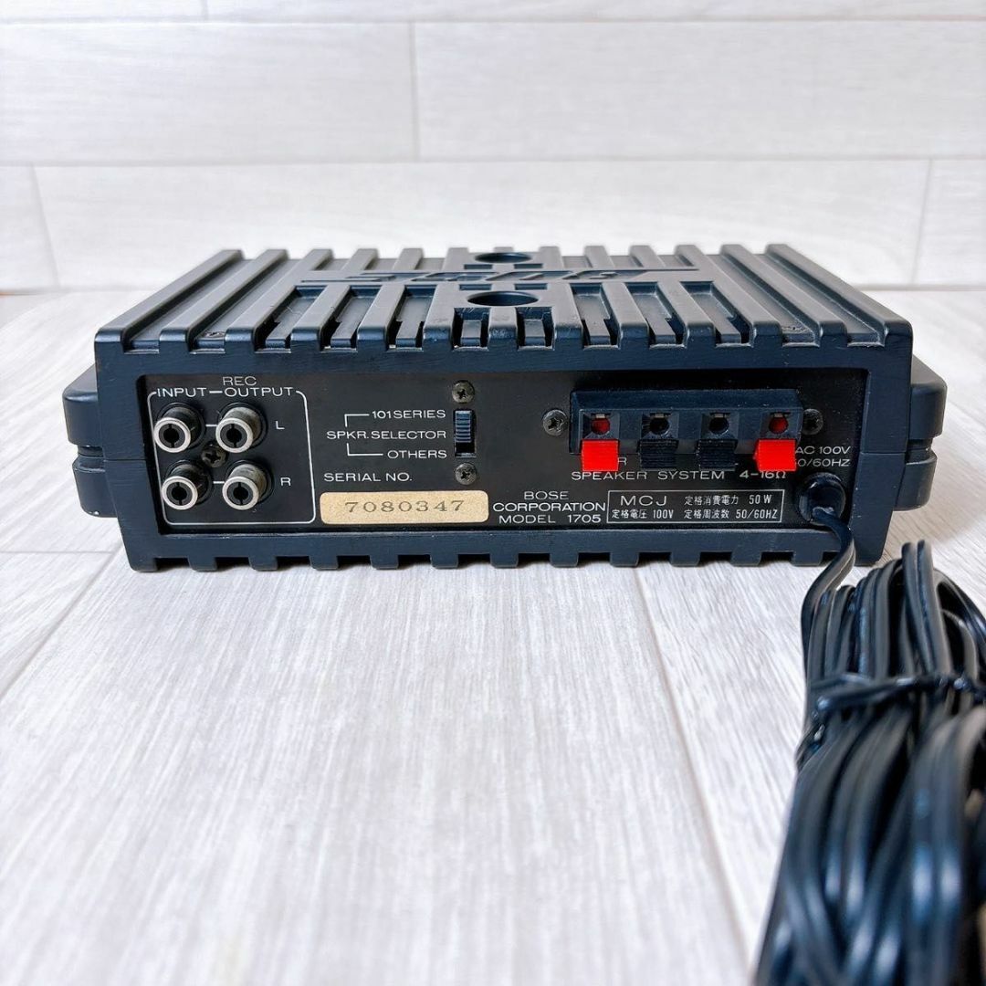 BOSE ボーズ Model 1705 ステレオ パワーアンプ コンパクト 良品 BOSE ボーズ Model 1705 ステレオ パワーアンプ コンパクト 良品