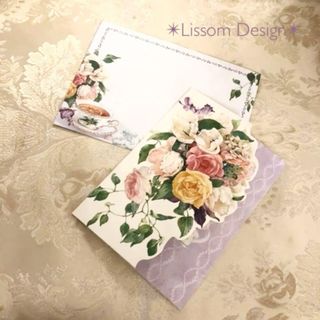 ✴︎Lissom Design✴︎リゾムデザイン グリーティングカード Rose(カード/レター/ラッピング)