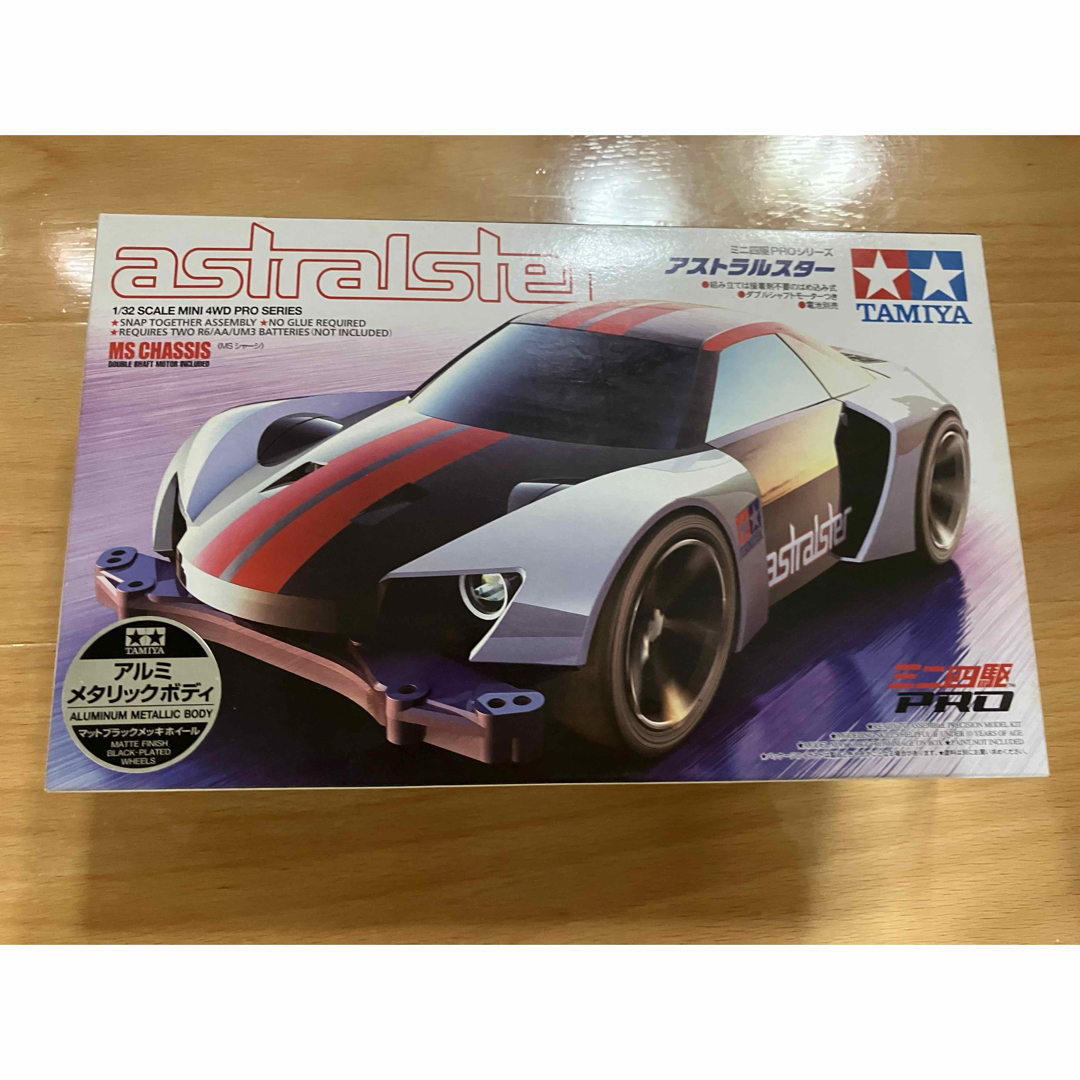 ミニ四駆 アストラルスター アルミメタリック イベント限定品 希少 エンタメ/ホビーのおもちゃ/ぬいぐるみ(模型/プラモデル)の商品写真
