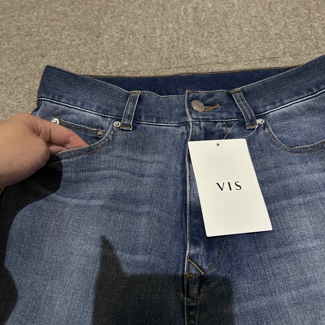ViS(ヴィス)の新品タグ付き　visスキニーデニムパンツ　L レディースのパンツ(デニム/ジーンズ)の商品写真