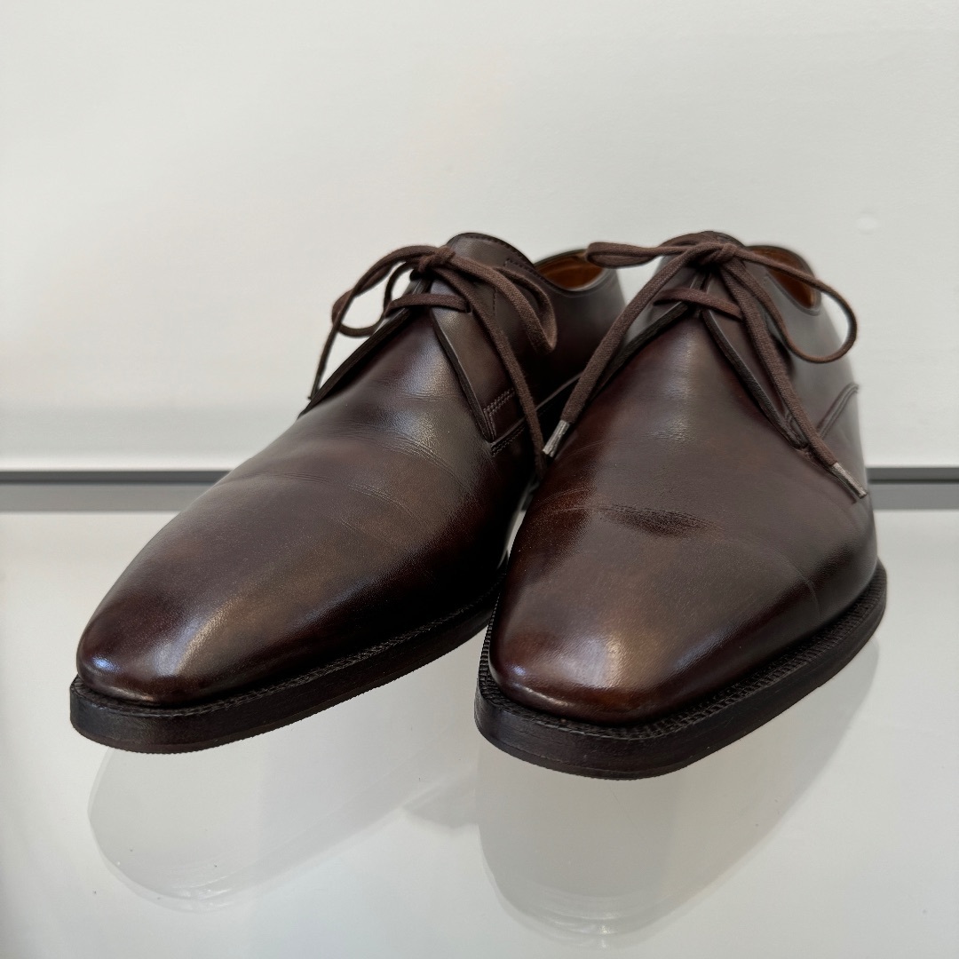 JOHN LOBB - ジョンロブ 2アイレット ダービー シューズ ブラウン 6 1/2 E