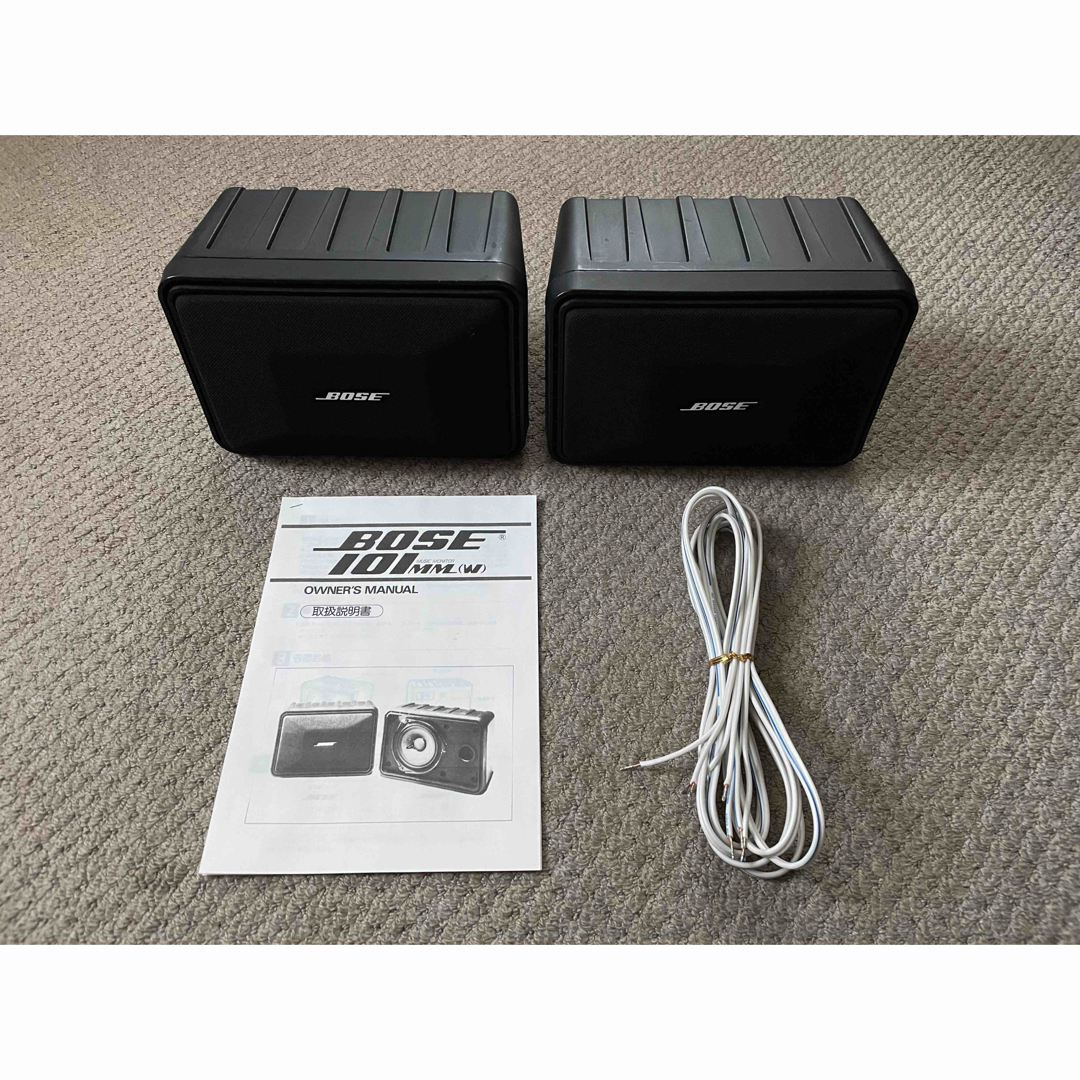 中古品 BOSE スピーカー2個セット 101MM 憎き 本体のみ 中古品 BOSE スピーカー2個セット 101MM 憎き 本体のみ