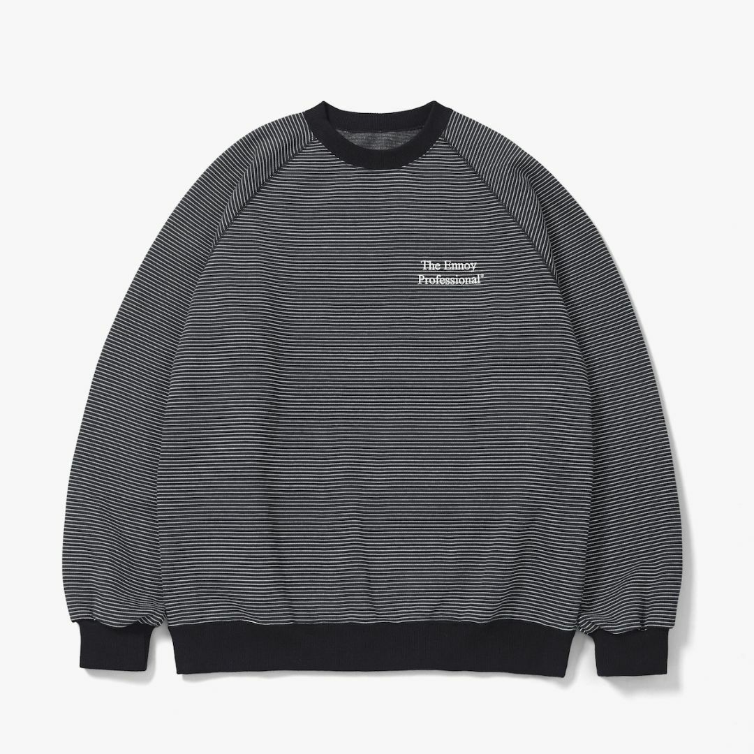 1LDK SELECT - ENNOY Border Crew Neck Sweat Black Whiteの通販 1LDK SELECT - ENNOY Border Crew Neck Sweat Black Whiteの通販