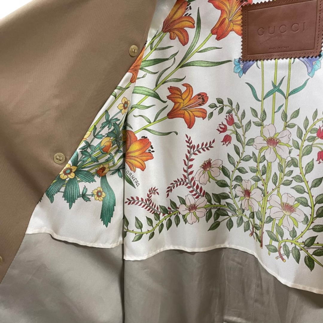 GUCCI - グッチ GUCCI フローラルパターンライニングトレンチ