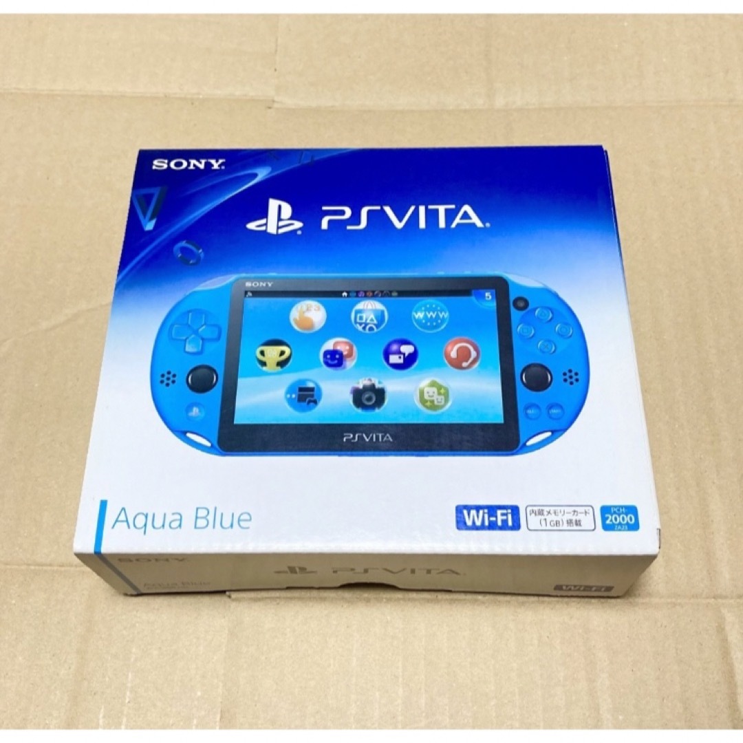 新品未開封品】PS Vita PCH-2000ZA23 アクアブルー 新品未開封品】PS Vita PCH-2000ZA23 アクアブルー