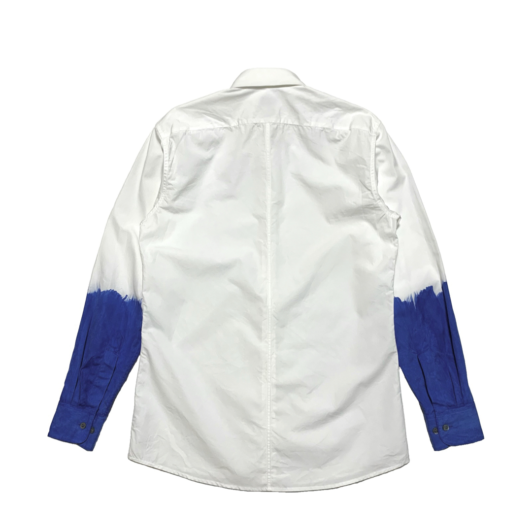 ☆良品 ドリスヴァンノッテン 19SS 袖ペイント ブロードシャツ ☆良品 ドリスヴァンノッテン 19SS 袖ペイント ブロードシャツ