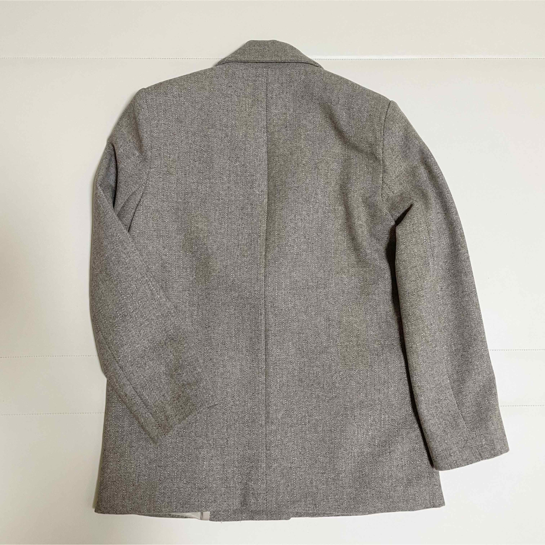 ZARA - ZARA ヘリンボーンウールブレンドストレートブレザーの ZARA - ZARA ヘリンボーンウールブレンドストレートブレザーの