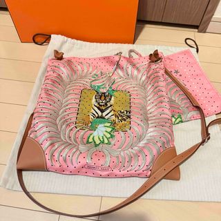 エルメス(HERMES)のHERMES エルメス シルキーシティPM タイガー ショルダーY刻印 美品(ショルダーバッグ)