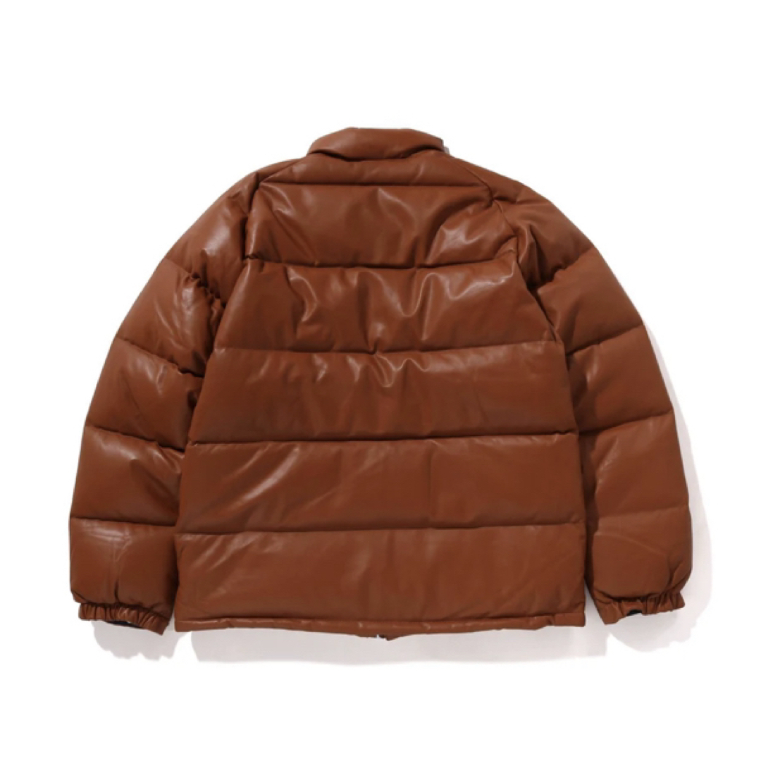 A BATHING APE - A BATHING APE レザージャケットダウン A BATHING APE - A BATHING APE レザージャケットダウン