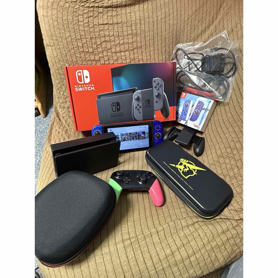 純正プロコン付き】ニンテンドースイッチ Nintendo Switch 本体 純正プロコン付き】ニンテンドースイッチ Nintendo Switch 本体