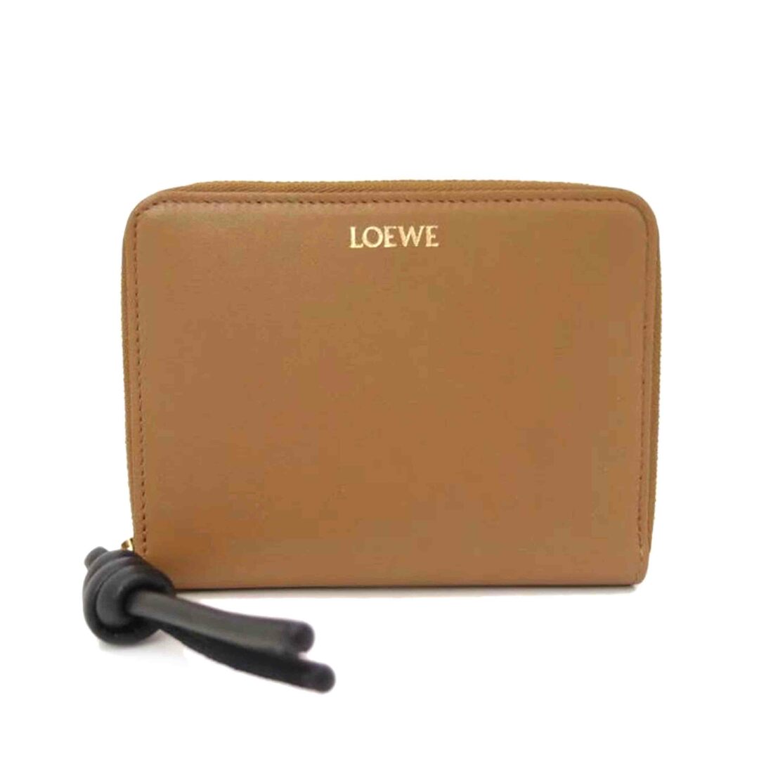 LOEWE/ラウンドファスナー二つ折り財布/ブラウン/CEM1CWZX0/042 LOEWE/ラウンドファスナー二つ折り財布/ブラウン/CEM1CWZX0/042