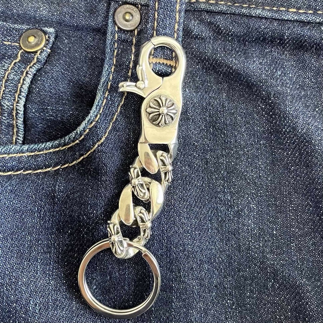 特別製】美品 シルバー925 クロスフック メンズ キーホルダー 特別製】美品 シルバー925 クロスフック メンズ キーホルダー