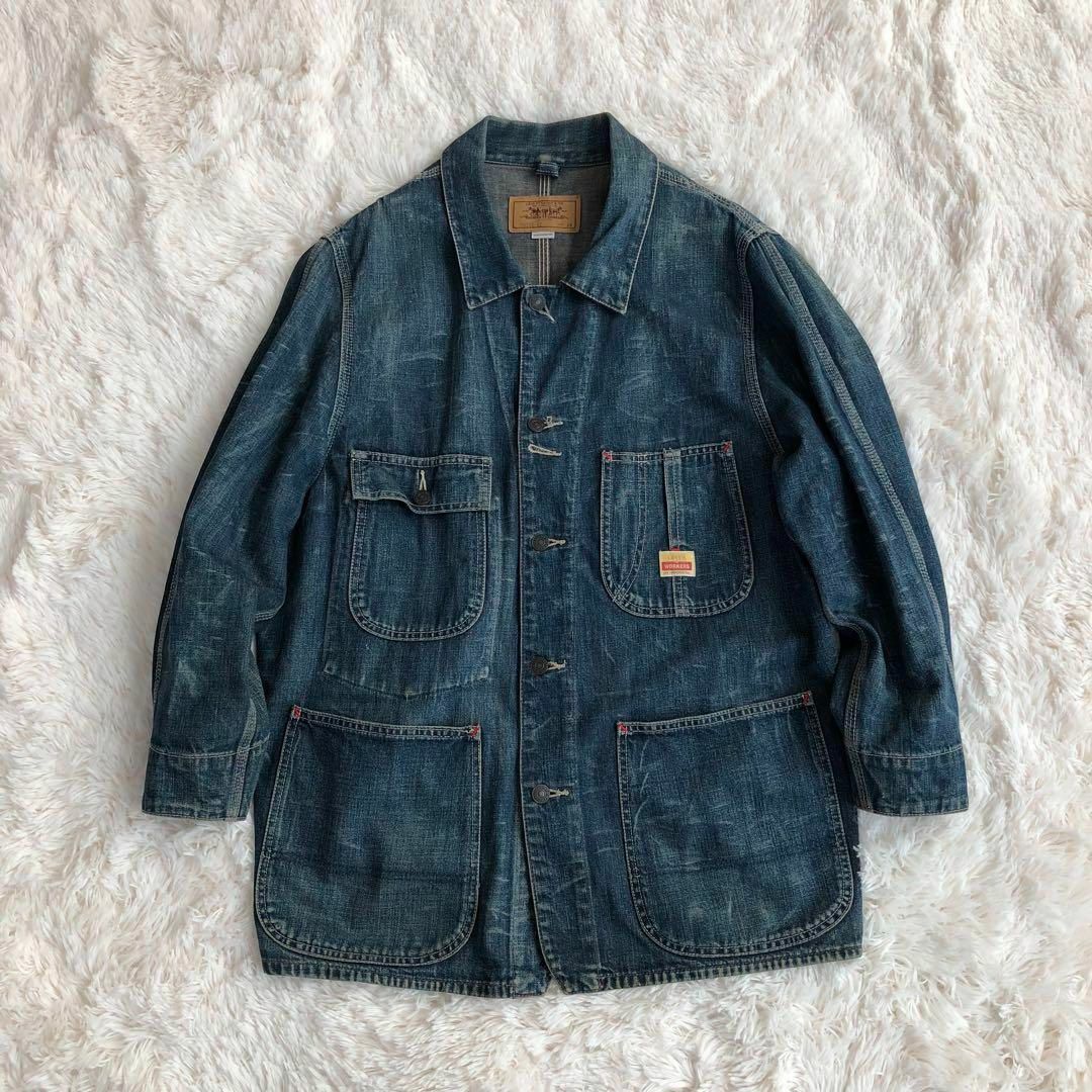 Levi's - リーバイスLEVISデニムカバーオールデニムジャケット Levi's - リーバイスLEVISデニムカバーオールデニムジャケット