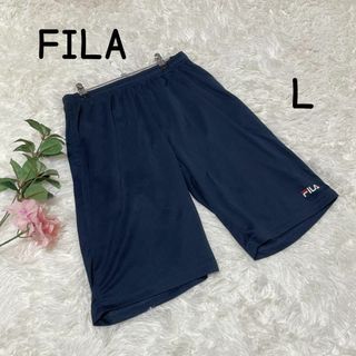 フィラ(FILA)のFILA✨️フィラ✨️ハーフパンツ（L）ボトムス 紺色 ウェア サッカー スポーツ(ウェア)