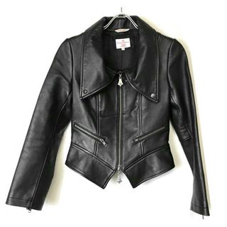 Vivienne Westwood Red Label ヴィヴィアン ウエストウッド レッドレーベル/レザージャケット/Bランク/51【中古】(ロングコート)