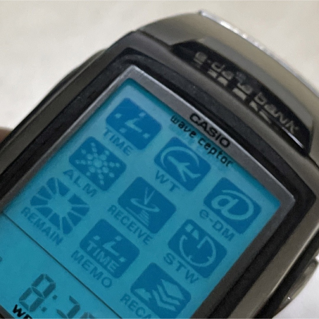 電波時計】CASIO e-DATA BANK waveceptor 腕時計 電波時計】CASIO e-DATA BANK waveceptor 腕時計