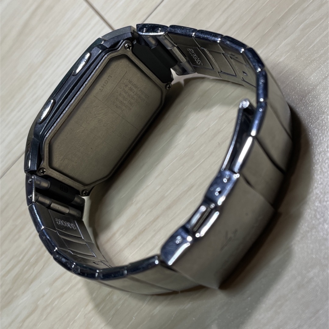 電波時計】CASIO e-DATA BANK waveceptor 腕時計 電波時計】CASIO e-DATA BANK waveceptor 腕時計