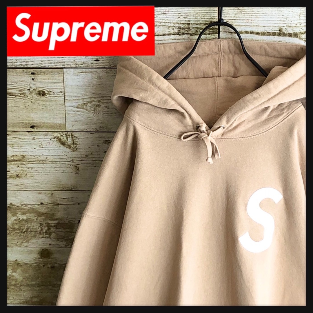 コムドットゆうた着用 Supreme シュプリーム パーカー 刺繍Sロゴ コムドットゆうた着用 Supreme シュプリーム パーカー 刺繍Sロゴ