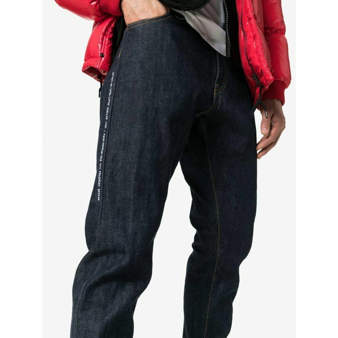 MONCLER - 48 MONCLER FRAGMENT 19SS リジッド デニム新品の通販 MONCLER - 48 MONCLER FRAGMENT 19SS リジッド デニム新品の通販