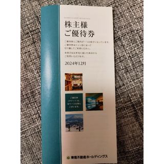 東急不動産ホールディングス　株主優待券(その他)